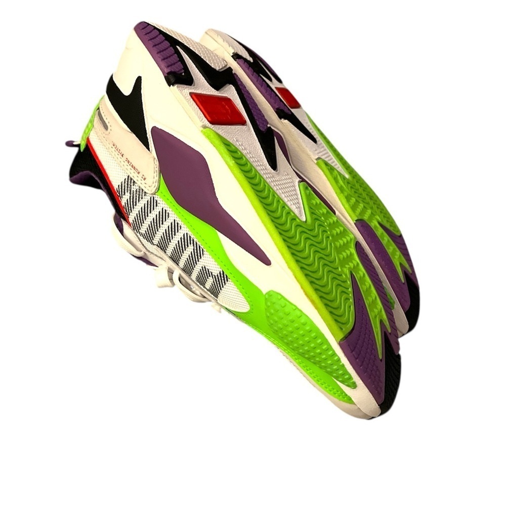 Originals Puma RS-X White with Green and Purple Accents NWB/7C - Jr.NWT. - Picture 8 of 12